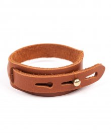 LEATHER BRACELET(brown)