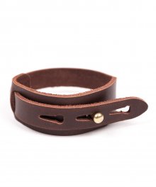 LEATHER BRACELET(dark brown)