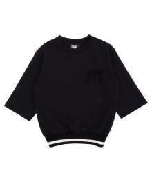 MG7S M HANDLE CROP TEE (BLACK)