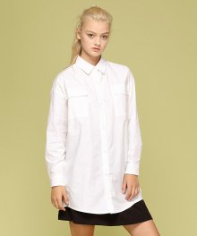 MG7S OVER SIZE SHIRTS (WHITE)