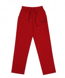 T37S BANDING TRAINING TUCK PANTS (RED)