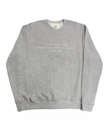 Needlework Sweatshirts - Grey
