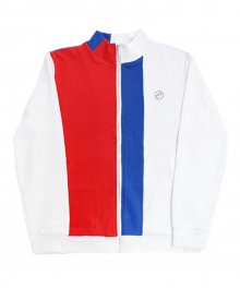 [e by EASY BUSY] Malevich Track Top - White