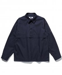 PULLOVER ANORAK POCKET SHIRT navy