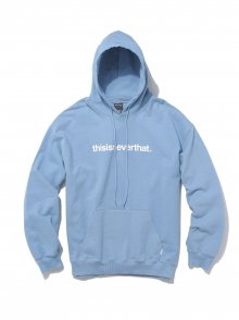 T-Logo Hooded Sweatshirt Sky Blue