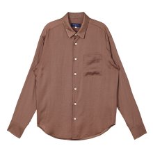 [customellow] [blue label] solid silky shirts_CQSAM17451BRX
