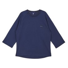 [customellow] [blue label] face point raglan t-shirts_CQTAM17412BUX