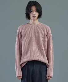 17ss oversized wool knit [light pink]