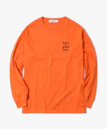 Logo L/S T-Shirt - Orange
