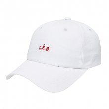 17SS UNISEX C.E.S LOGO BALL CAP WHITE