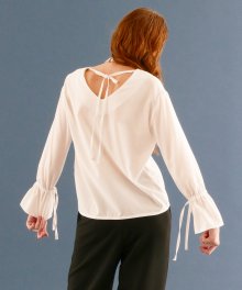 WZ STRING BLOUSE_WH