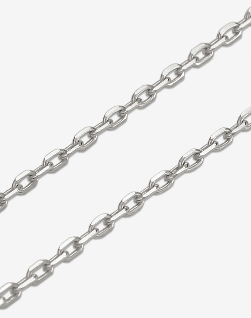 케이블 컷 체인 목걸이(2.8mm) [실버925]