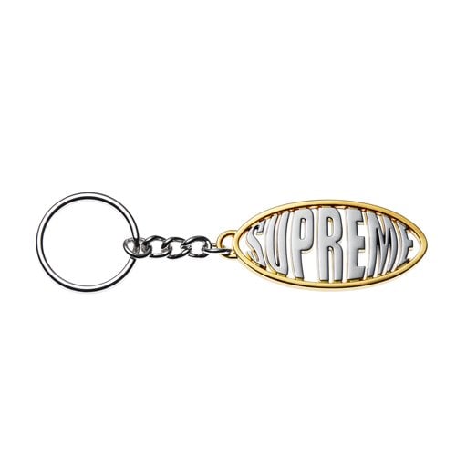 슈프림(SUPREME) SUPREME oval logo keychain - 사이즈 & 후기 | 무신사