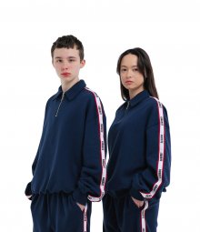 Liberte Zipper Pk Sweatshirts(Navy)