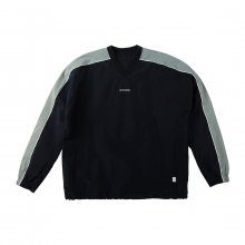 WARM-UP SWEAT SHIRT - BLACK