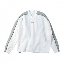 WARM-UP SWEAT SHIRT - WHITE