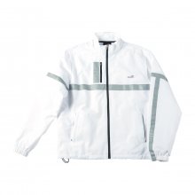 REFLECTIVE TRAINING SUIT JACKET - WHITE