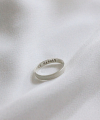 [92.5 SILVER] SIMPLE INITIAL RING (무광)