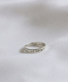 [92.5 SILVER] SIMPLE INITIAL RING (유광)
