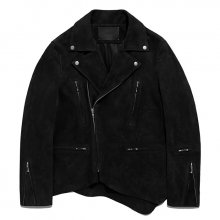 CUT OFF TERRY RIDERS JACKET [BLACK]