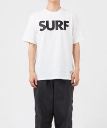 SURF 라운드 티셔츠 / 오프화이트