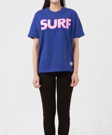 SURF 라운드 티셔츠 / 블루
