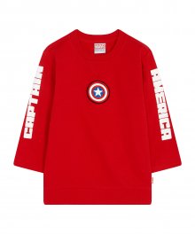 아동 캡틴아메리카 와펜 7부 티셔츠7367201702