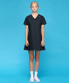 MG7S V-NECK DRESS (NAVY)