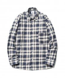 Madras Check Shirts Navy