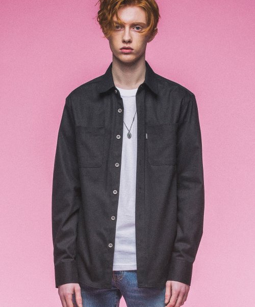 아파트먼트(apartment) C20 Shirts - charcoal