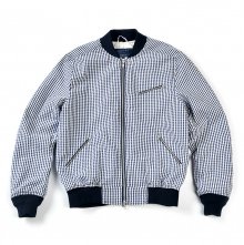 17SS BLOUSON NAVY GINGHAM