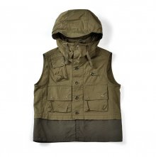 17SS HOOD VEST OLIVE