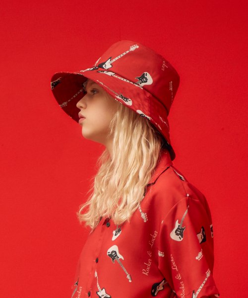 피피피(ppp) RL WIDE BUCKET HAT (RED)