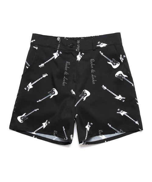 피피피(ppp) RL PATTERN SHORT PANTS (BLACK)