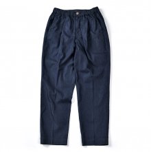 17SS BANDED PANTS INDIGO CHAMBRAY