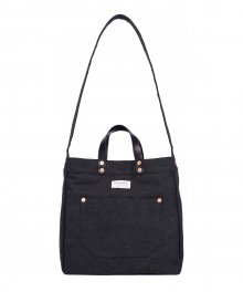 CANVAS TWO-WAY BAG (black)