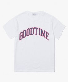 Good Time College S/S Tee - White