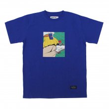 STV. ROLLER GIRL TEE BLUE