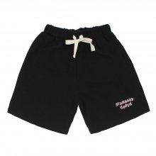 STV. 17 FONT LOGO SWEAT SHORTS BLACK