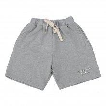 STV. 17 FONT LOGO SWEAT SHORTS GRAY