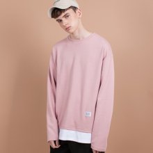 레이어드 티셔츠 / 핑크