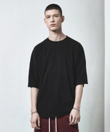 OVERSIZED BASIC T-SHIRT-BLACK