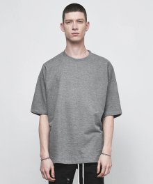 OVERSIZED BASIC T-SHIRT-GREY