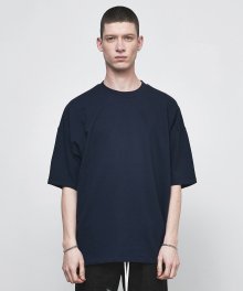 OVERSIZED BASIC T-SHIRT-NAVY