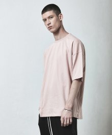 OVERSIZED BASIC T-SHIRT-PINK