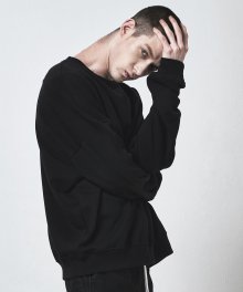 OVERSIZED SWEATSHIRT-BLACK