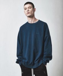 OVERSIZED SWEATSHIRT-TURQUOISE