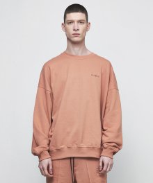 OVERSIZED SWEATSHIRT-RUST