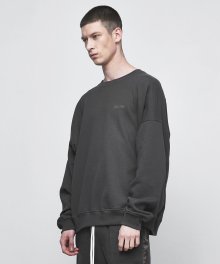 OVERSIZED SWEATSHIRT-CHARCOAL