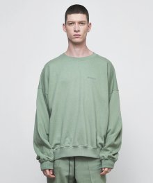 OVERSIZED SWEATSHIRT-MINT GREEN